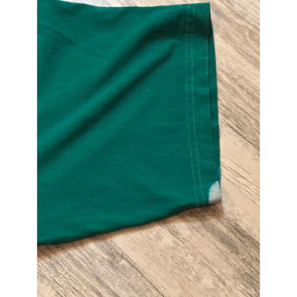 Y2K Michael Jackson T-Shirt Mens 2XL Green King Of Pop Short Sleeve Hippo - Picture 7 of 9